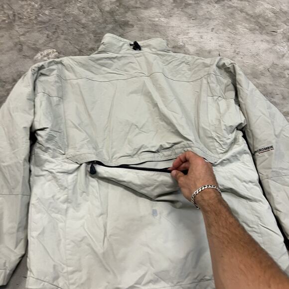 Abercrombie & Fitch A/92 Men's Full Zip Waterproof Jacket Size XL utility - Picture 7 of 9